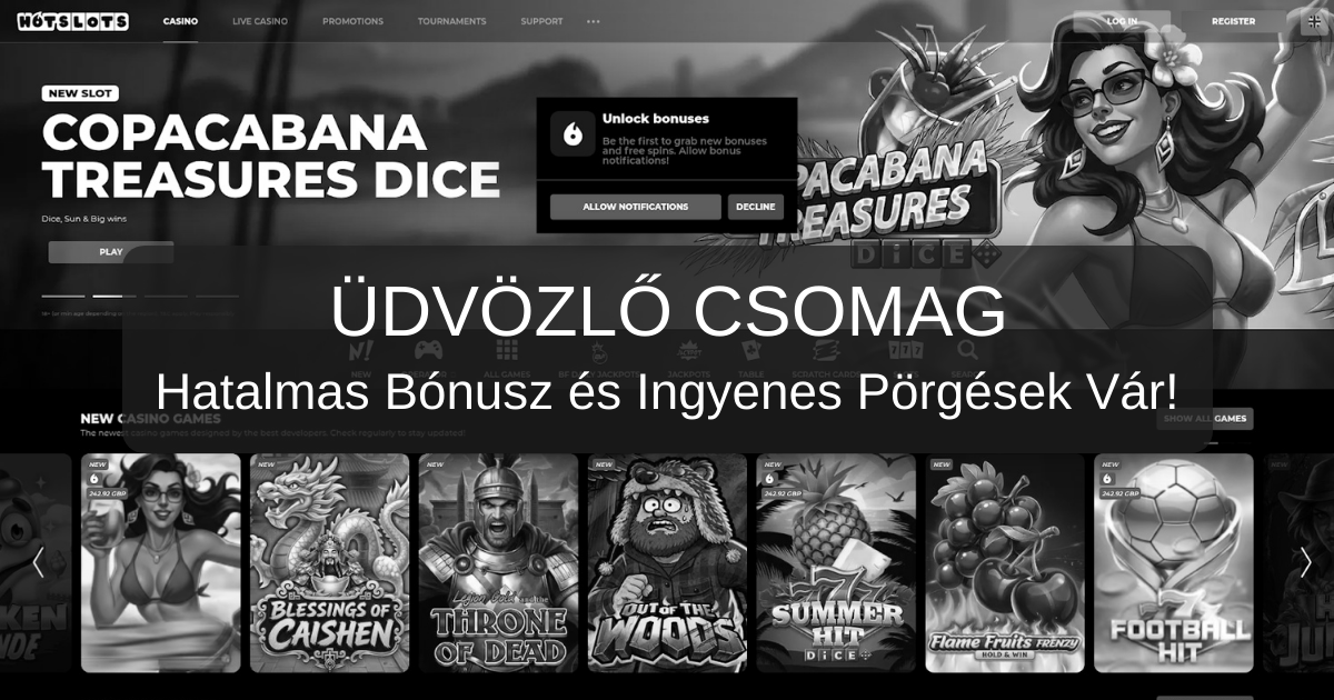 HotSlots Casino: Bónusz és Gyors Kifizetések